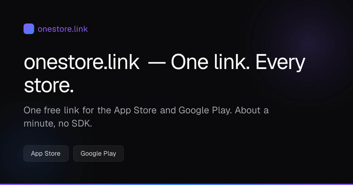 onestore.link — 官网预览图